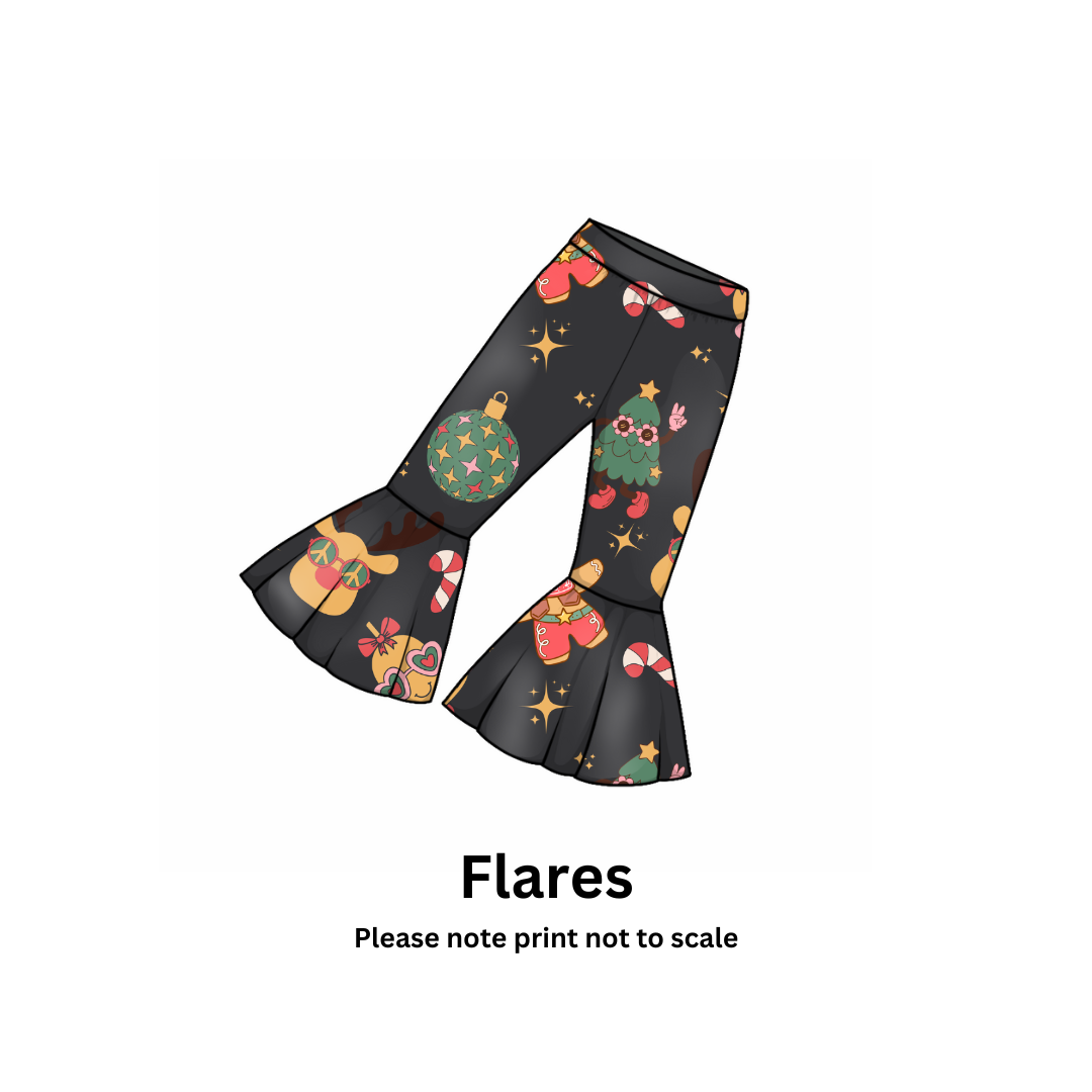 Groovy Christmas exclusive print Cotton Jersey perfect for kids leggings, T-shirts, Dresses, Rompers and Accessories