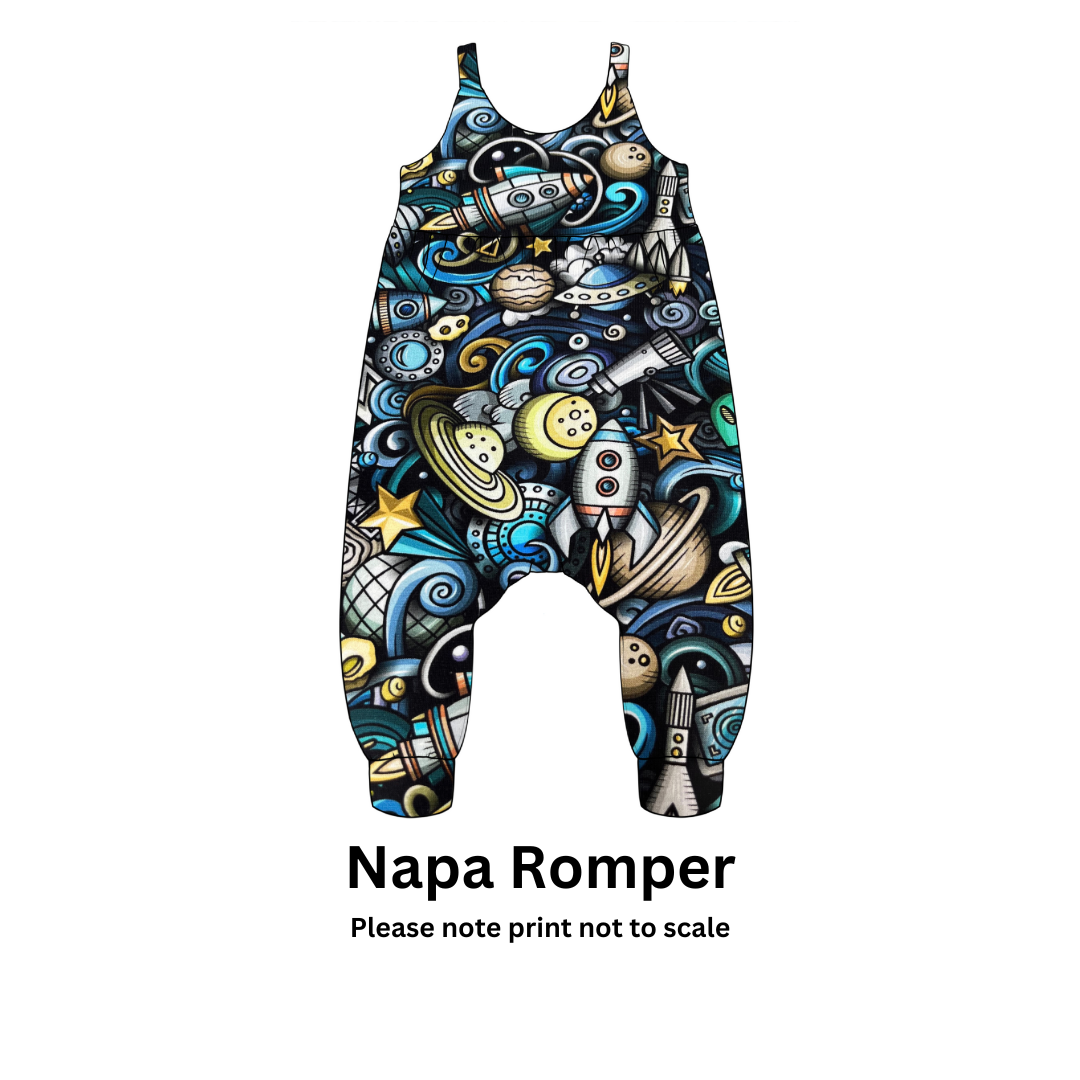 Space Jam - Jersey perfect for kids clothing - children's dresses, rompers, leggings, T-shirts, Flares