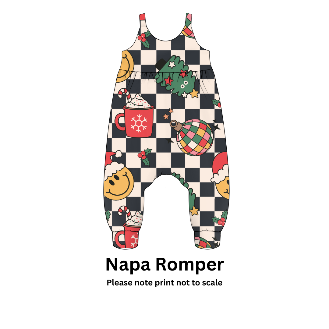 Christmas Disco Exclusive Print Cotton Jersey Perfect For Kids leggings, T-shirts, Dresses, Rompers and Accessories