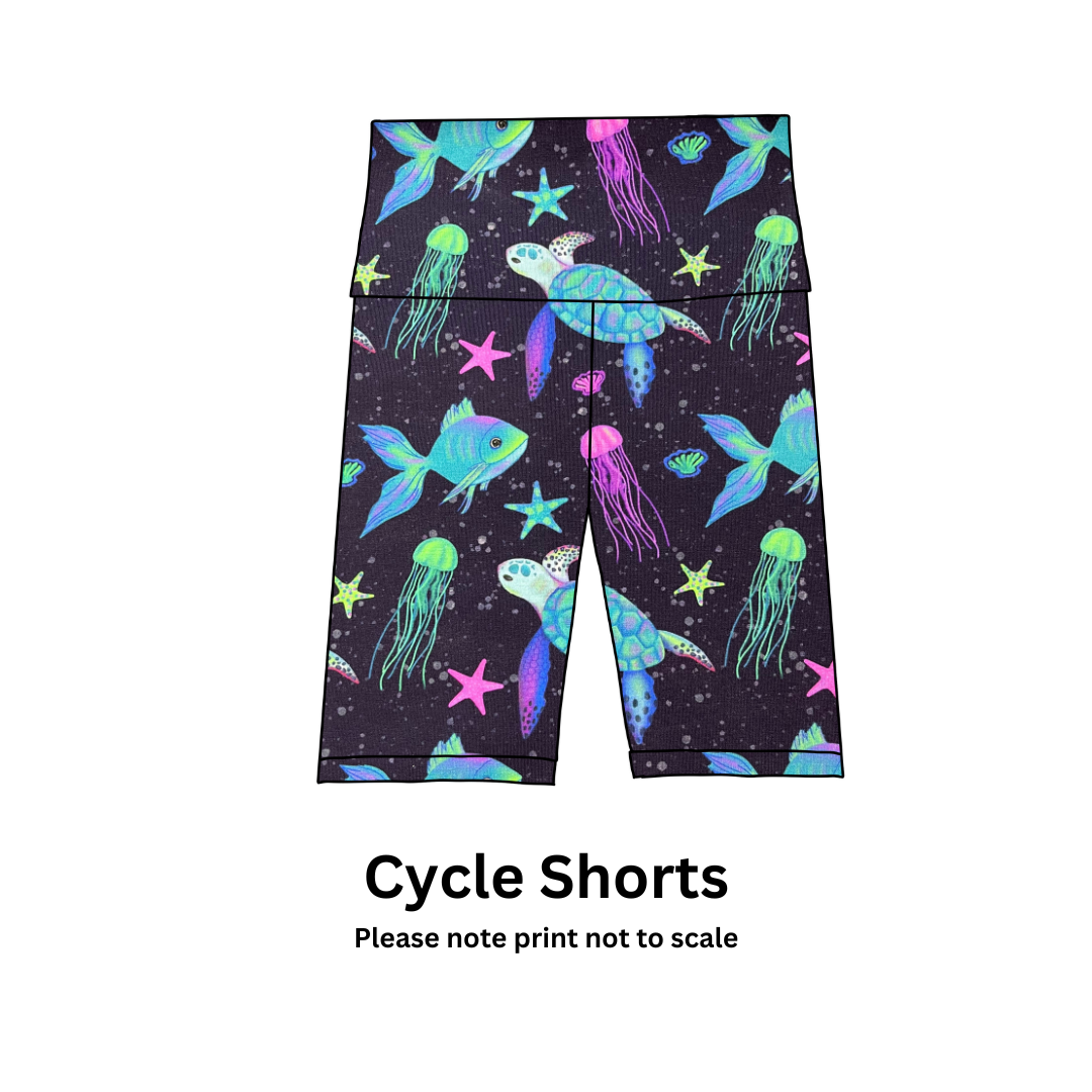 New!!! Under the Sea - Jersey perfect for kids clothing - children's dresses, rompers, leggings, T-shirts, Flares