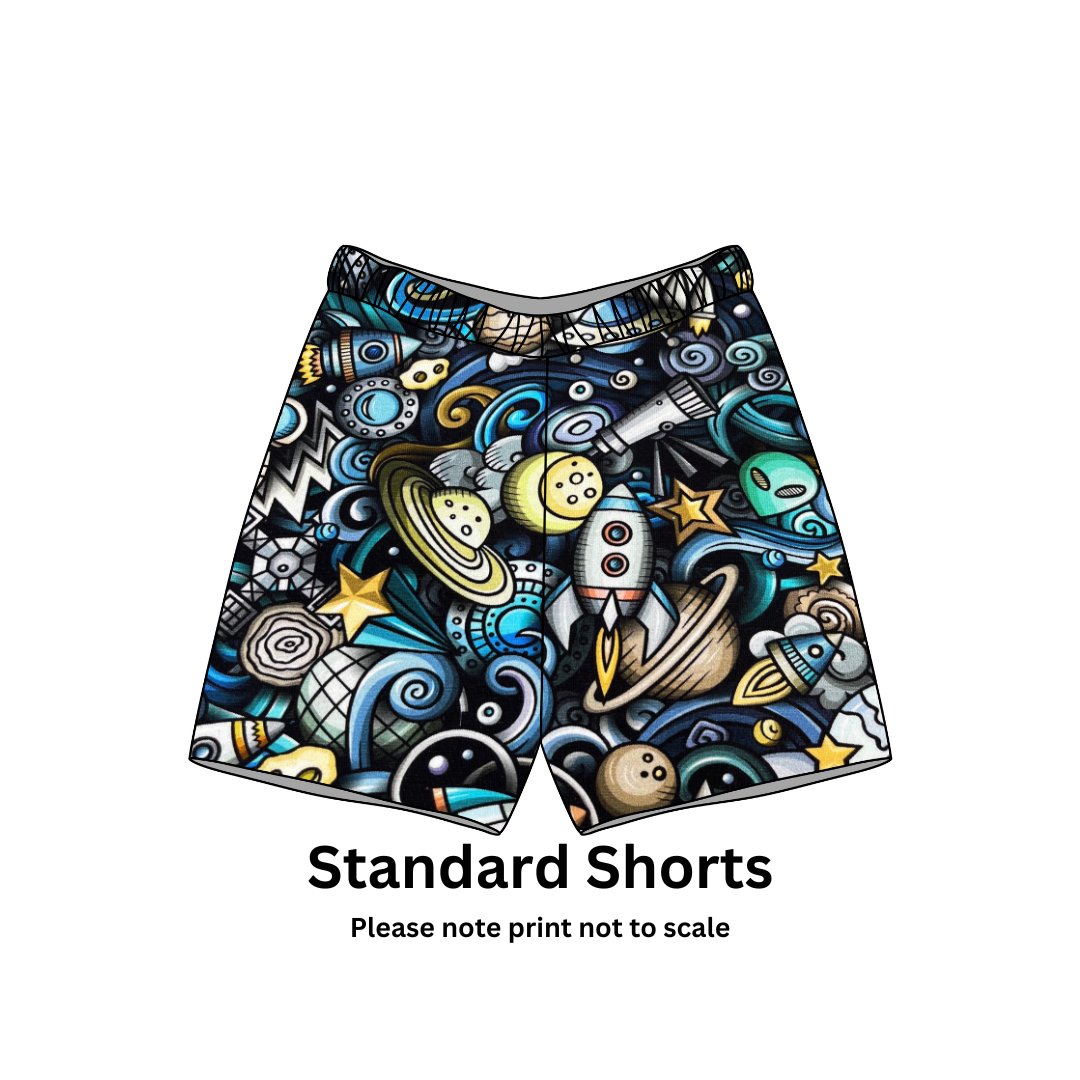 Space Jam - Jersey perfect for kids clothing - children's dresses, rompers, leggings, T-shirts, Flares