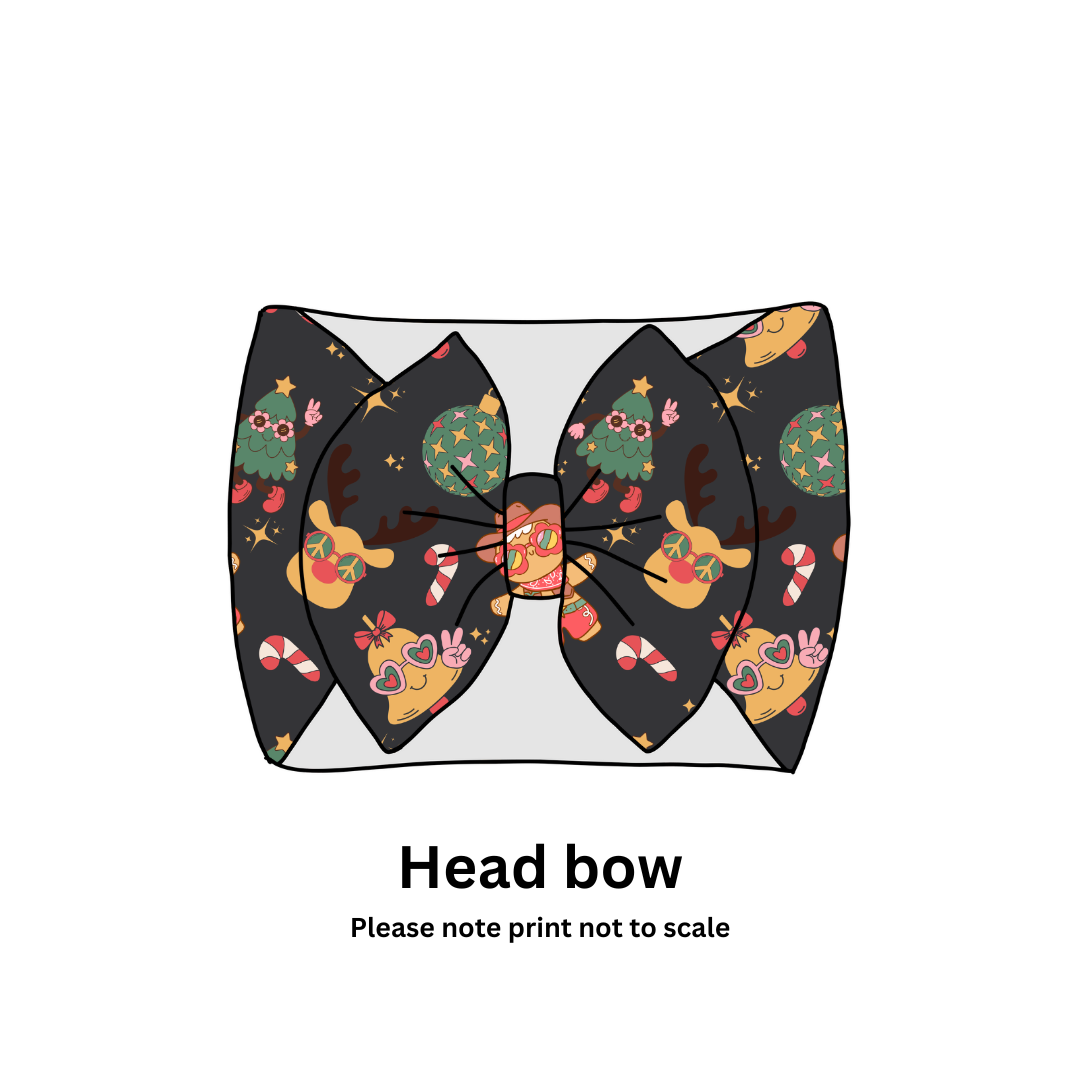 Groovy Christmas exclusive print Cotton Jersey perfect for kids leggings, T-shirts, Dresses, Rompers and Accessories