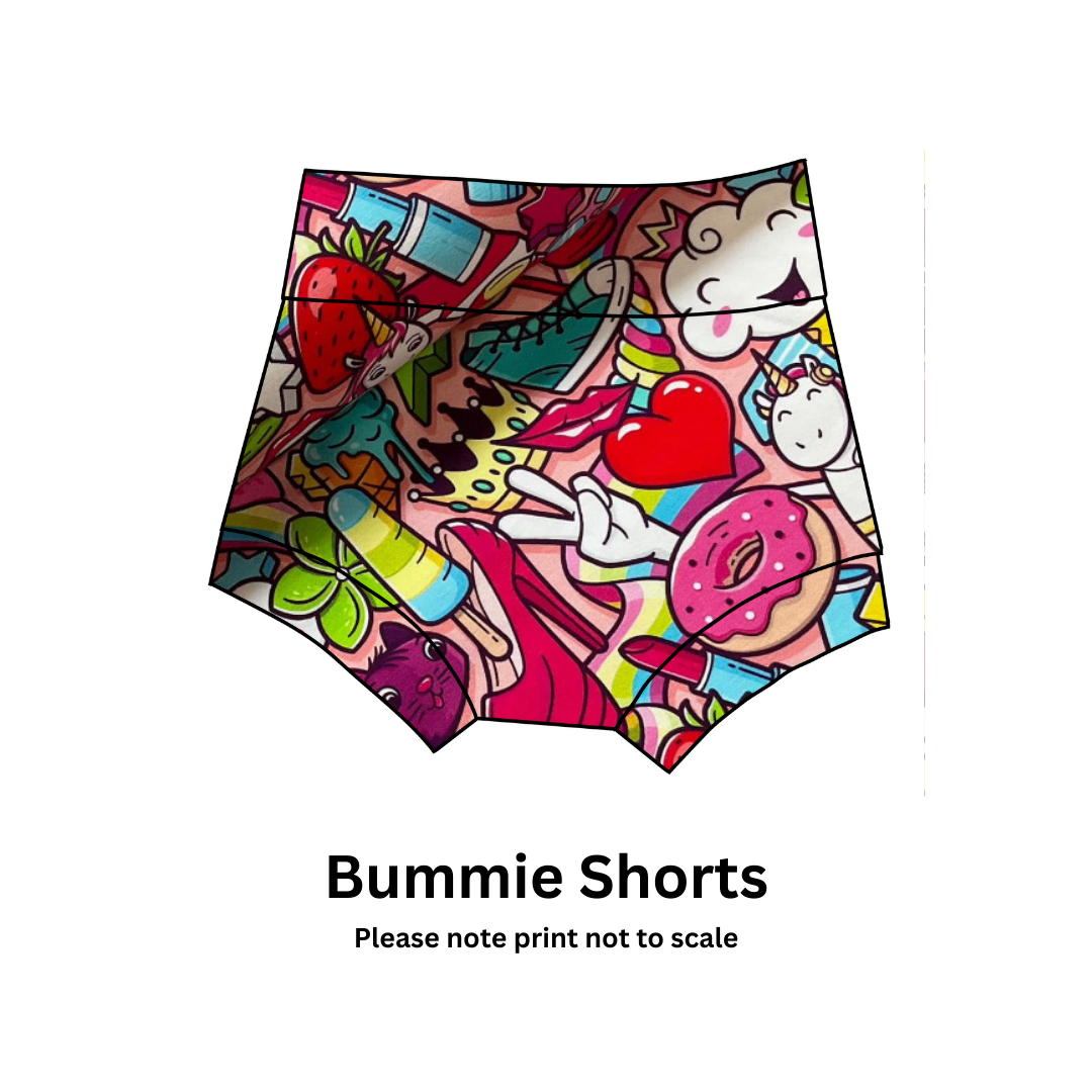 Candy Pop Dream - Jersey perfect for kids clothing - children's dresses, rompers, leggings, T-shirts, Flares