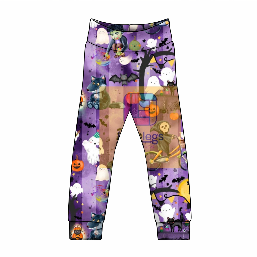 Monster Mash – Handmade Halloween Kids Clothing | Custom Order | Cotton jersey perfect for kids leggings, rompers, T-shirts and dresses