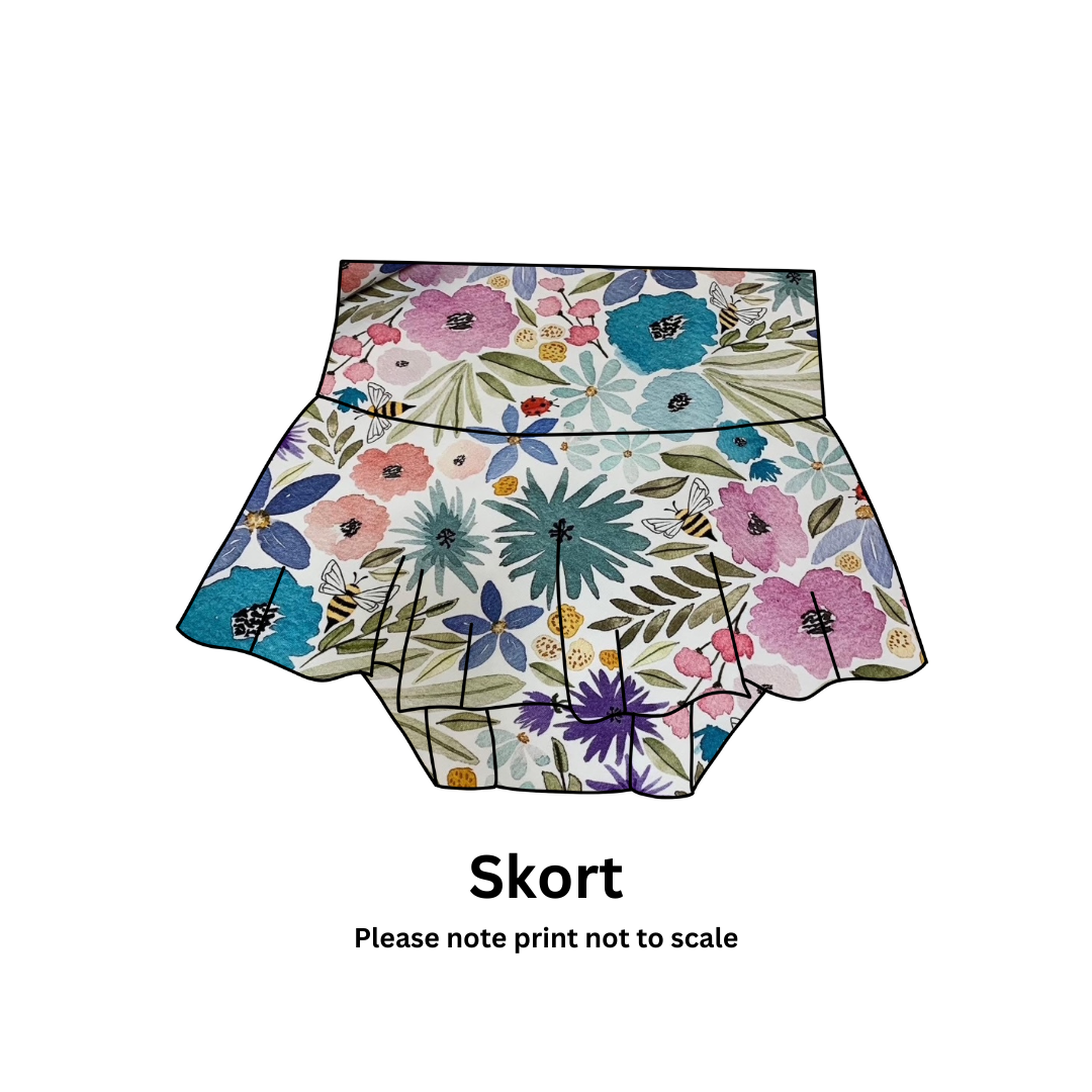 Meadow Whispers - Jersey perfect for kids clothing - children's dresses, rompers, leggings, T-shirts, Flares