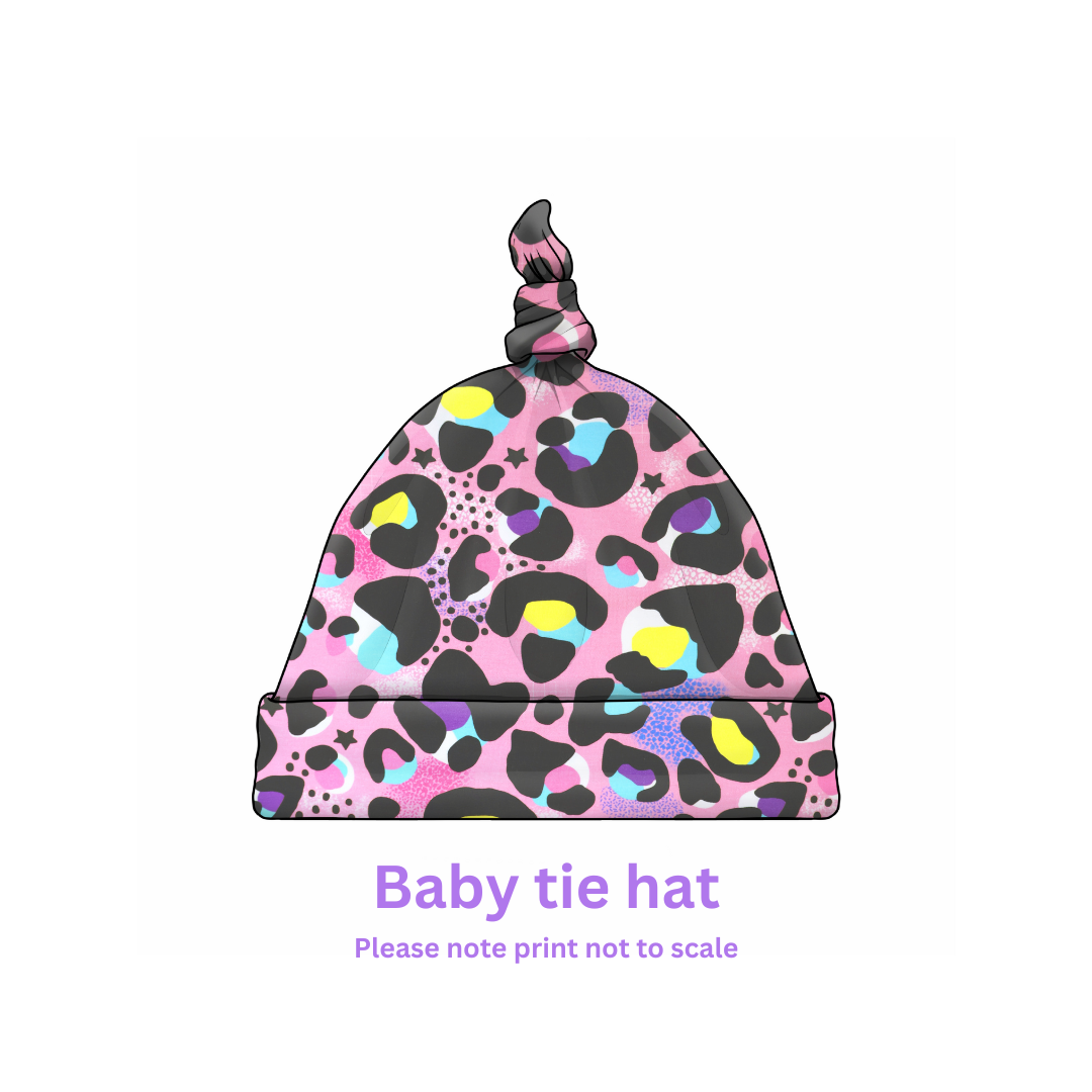 Custom Knot-Top Fabric Hat – Cozy, Trendy & Customizable