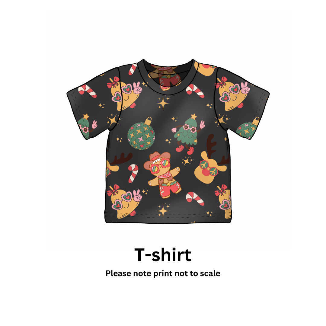 Groovy Christmas exclusive print Cotton Jersey perfect for kids leggings, T-shirts, Dresses, Rompers and Accessories