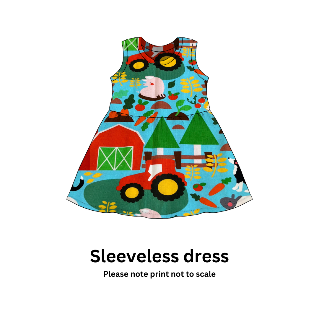 Farm yard Bright (NEW!) - Jersey perfect for kids clothing - children's dresses, rompers, leggings, T-shirts, Flares