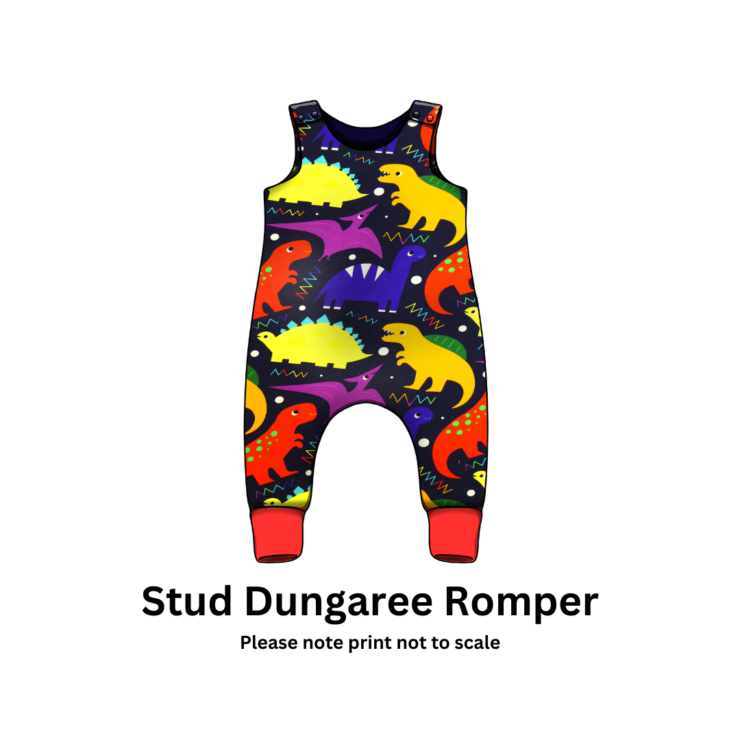 Dinosaurs - French Terry perfect for kids clothing – Rompers, Sweatshirts, Harem pants, Dresses