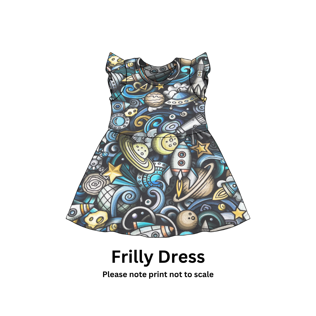 Space Jam - Jersey perfect for kids clothing - children's dresses, rompers, leggings, T-shirts, Flares