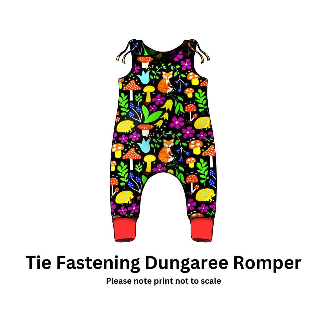 Black Forest - French Terry perfect for unique custom kids clothing - rompers, sweatshirts, harem pants, dresses