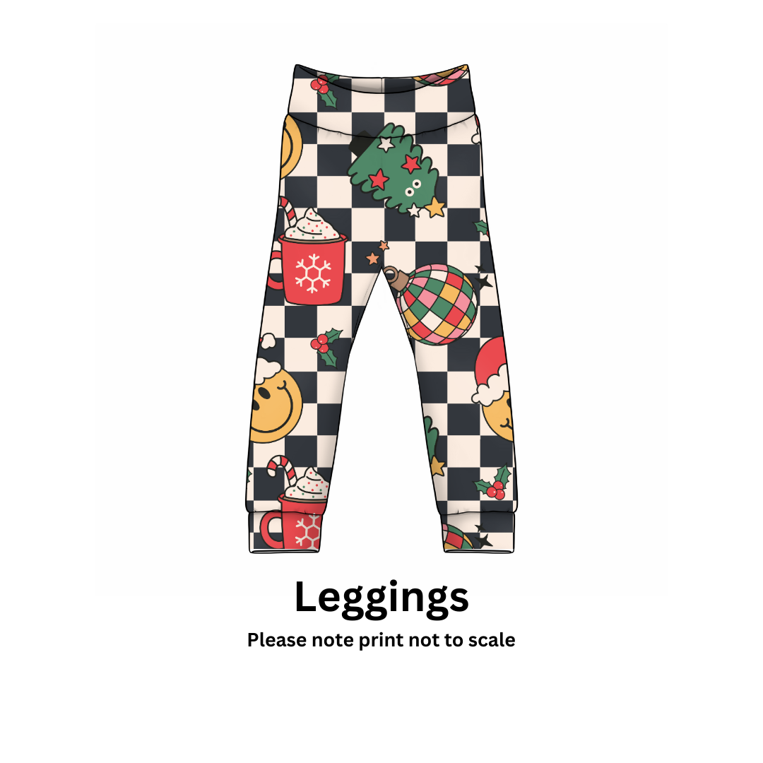Christmas Disco Exclusive Print Cotton Jersey Perfect For Kids leggings, T-shirts, Dresses, Rompers and Accessories