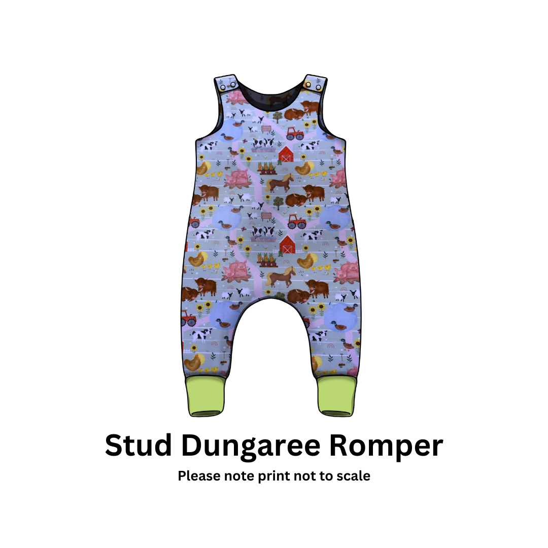 Farmyard animal - Jersey perfect for kids clothing - dresses, rompers, leggings, T-shirts, Flares