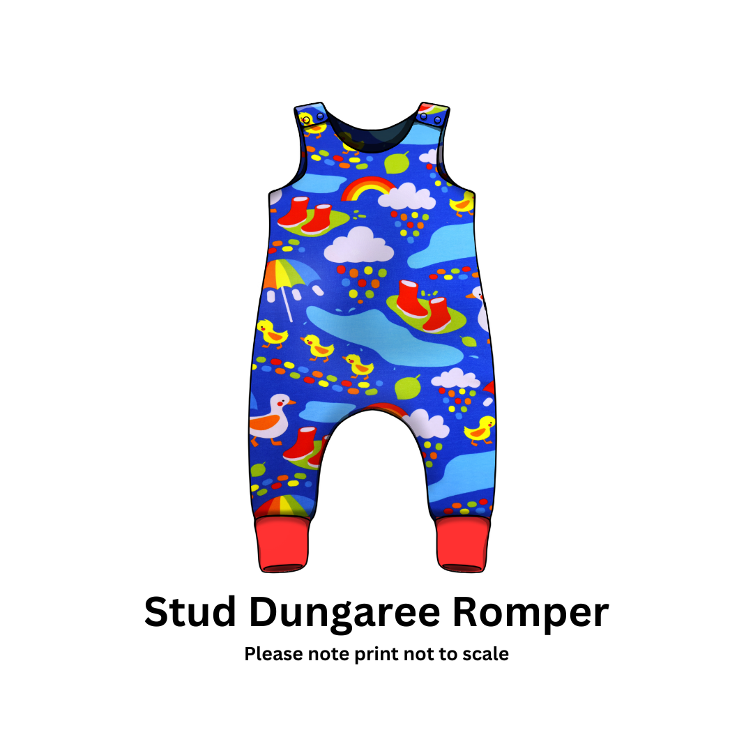 Puddle Ducks - Jersey perfect for kids clothing - dresses, rompers, leggings, T-shirts, Flares