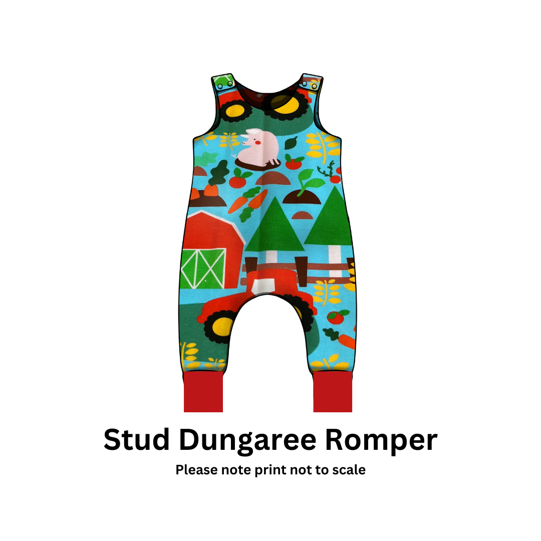 Farm yard Bright (NEW!) - Jersey perfect for kids clothing - children's dresses, rompers, leggings, T-shirts, Flares
