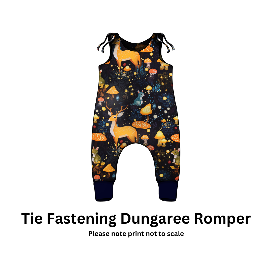 Woodland Deer - Jersey perfect for kids clothing - dresses, rompers, leggings, T-shirts, Flares