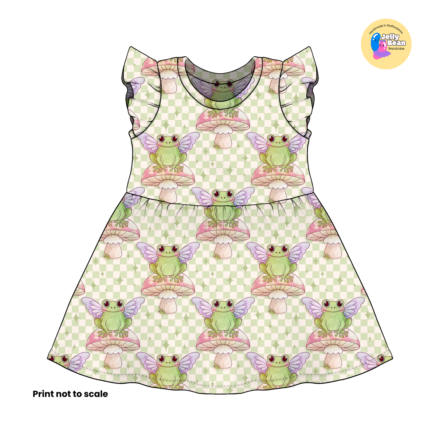 Fairy Frog - Handmade baby, toddler and kids clothing, Made in the UK