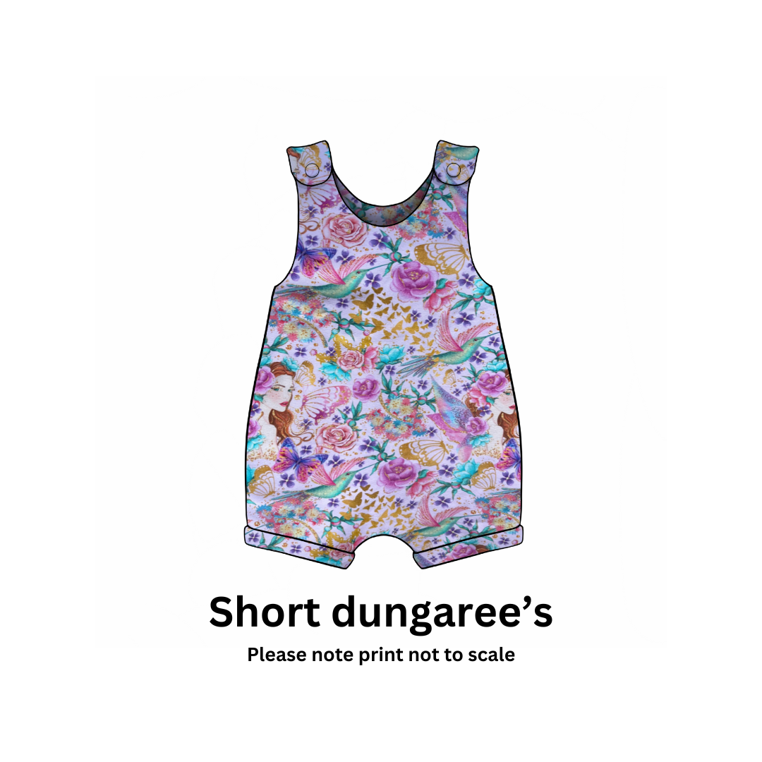 Fairy Dance - Jersey perfect for kids clothing - children's dresses, rompers, leggings, T-shirts, Flares