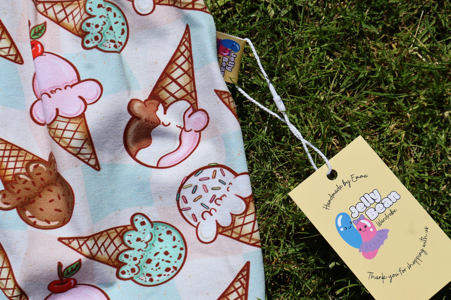 Ice Cream Cotton Jersey Napa Romper