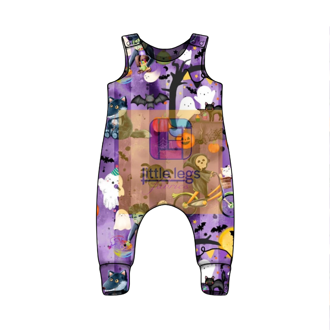 Monster Mash – Handmade Halloween Kids Clothing | Custom Order | Cotton jersey perfect for kids leggings, rompers, T-shirts and dresses