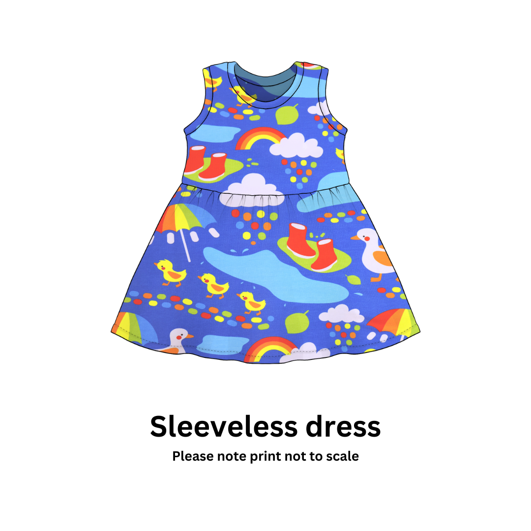 Puddle Ducks - Jersey perfect for kids clothing - dresses, rompers, leggings, T-shirts, Flares