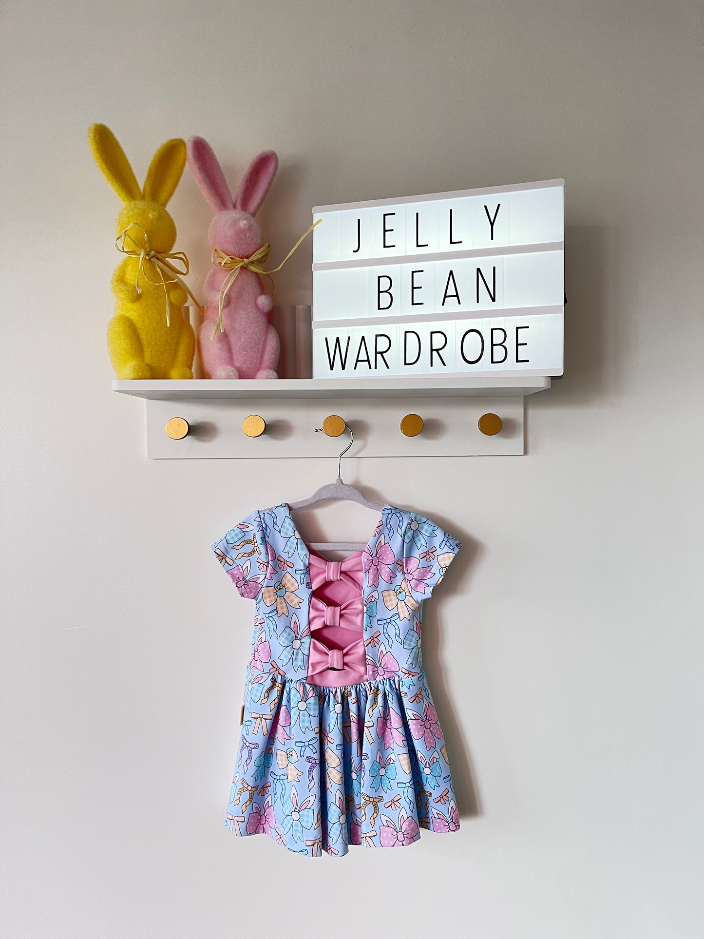 Easter Bows Peplum Top
