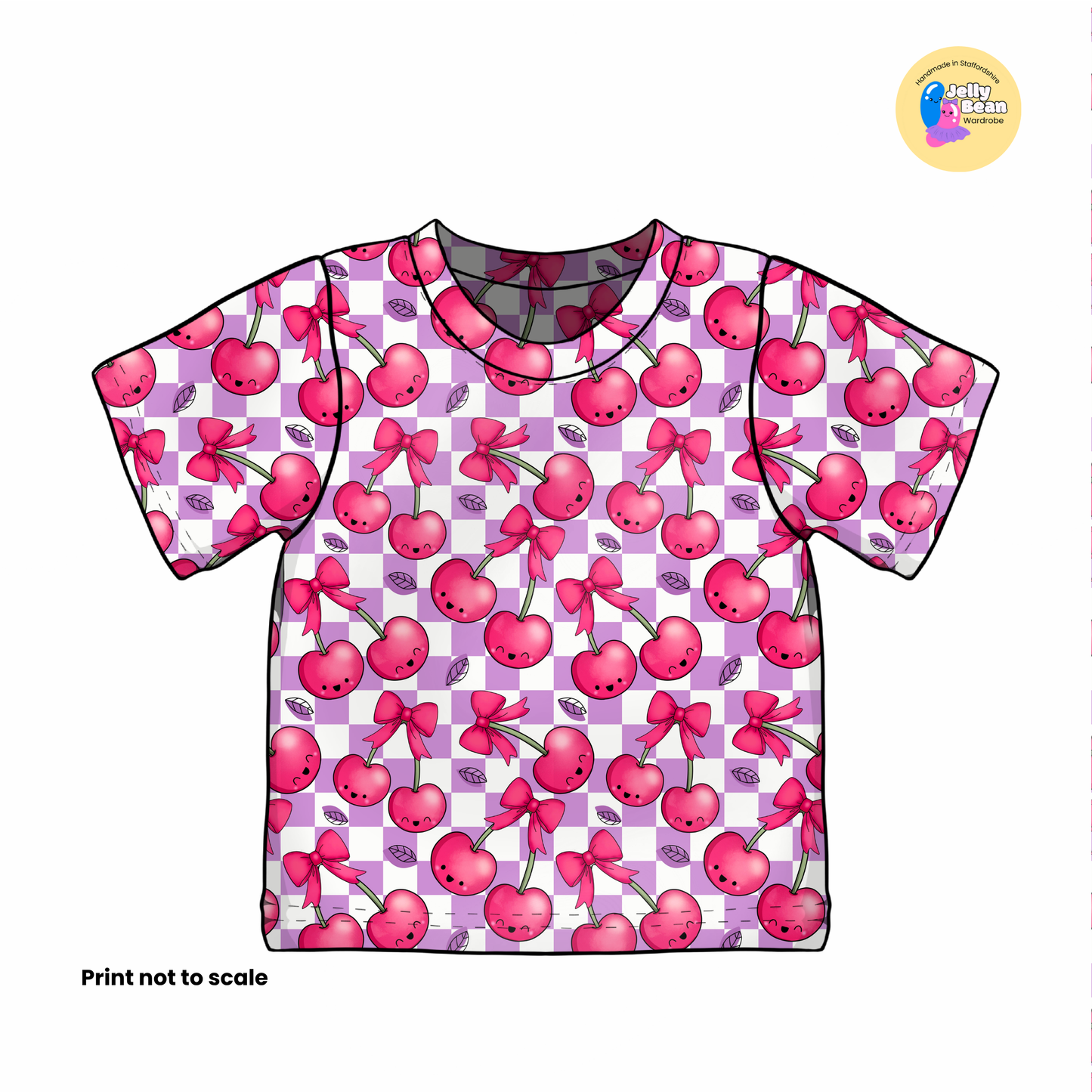 EXCLUSIVE Beau Cherie Print - Cotton jersey perfect for dresses, rompers, T-shirts