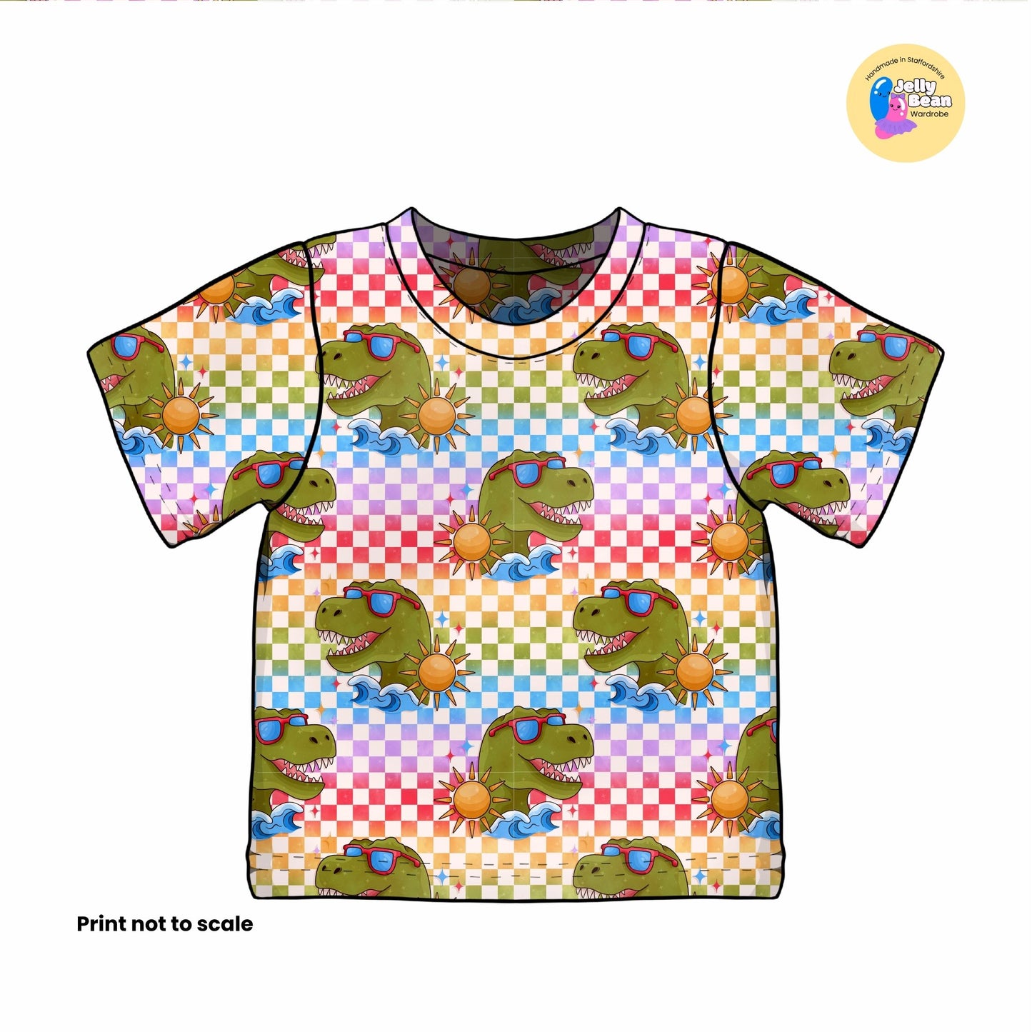Summer T-Rex Print – Choose your style