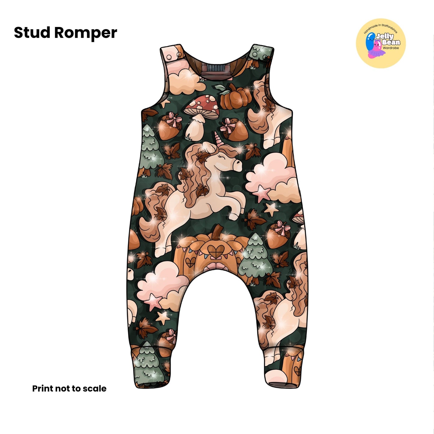 Autumn Unicorn | Handmade Children's Clothing | Jelly Bean Wardrobe