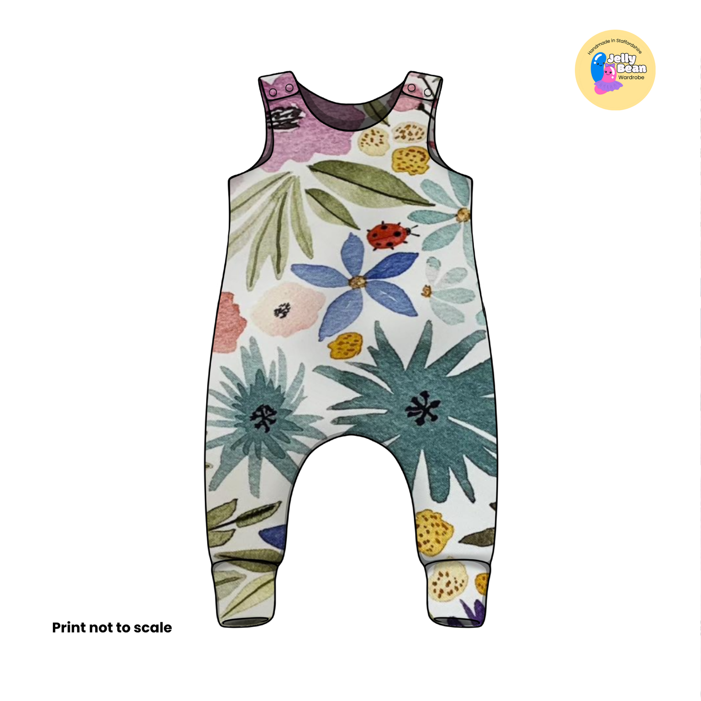 Meadow Whispers  - Jersey perfect for kids clothing - children's dresses, rompers, leggings, T-shirts, Flares