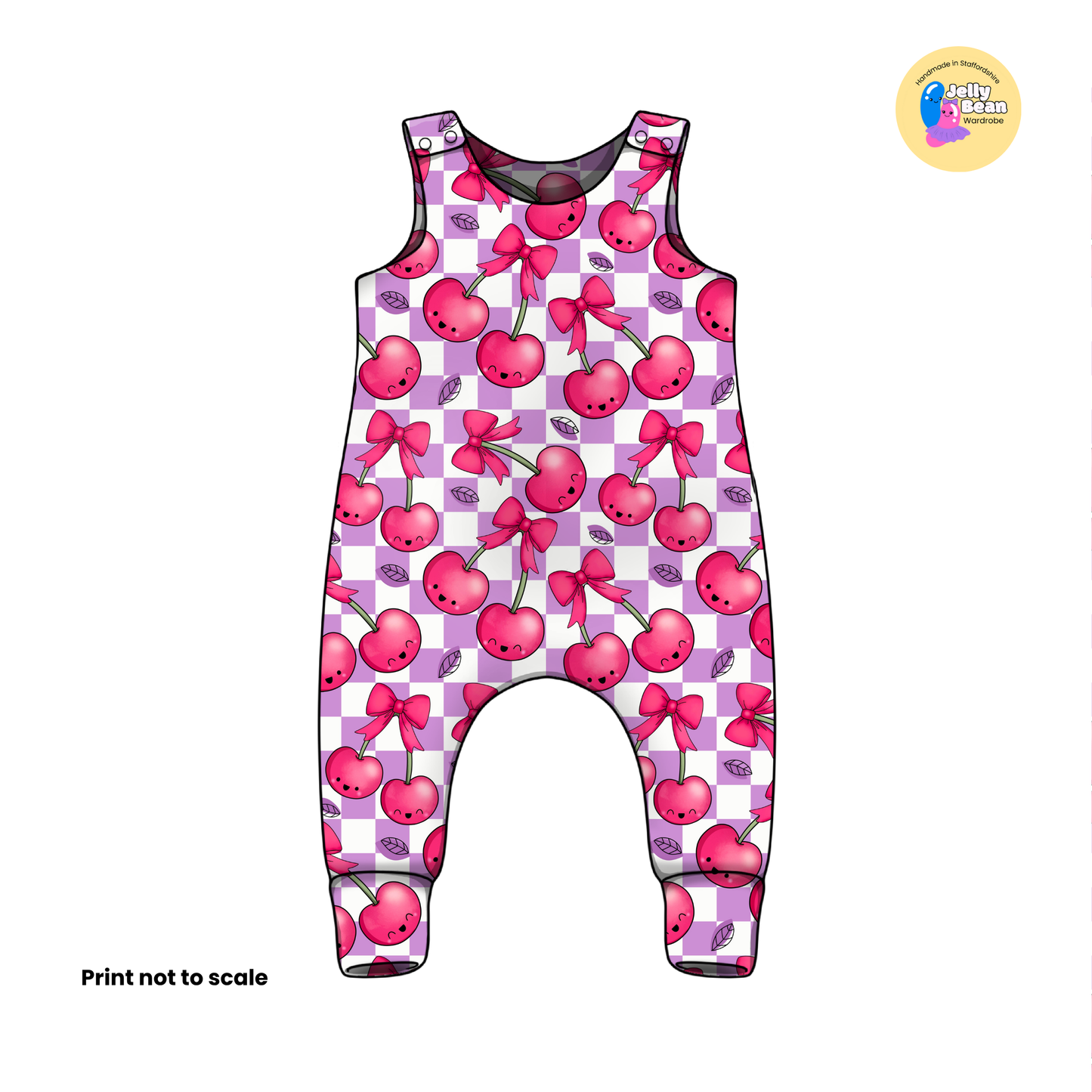 EXCLUSIVE Beau Cherie Print - Cotton jersey perfect for dresses, rompers, T-shirts