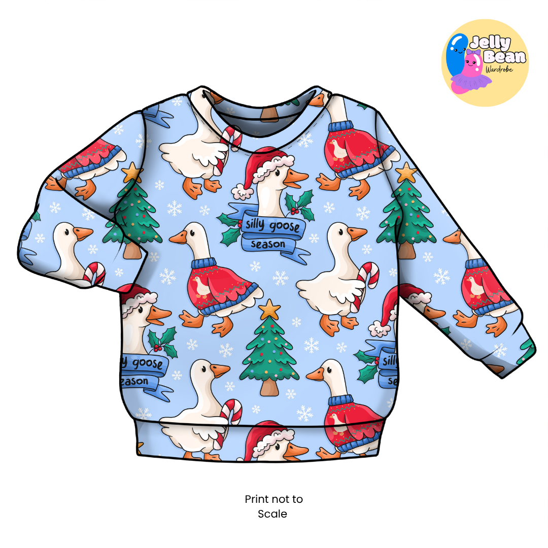 Silly Goose Season | Handmade Children's Clothing | Jelly Bean Wardrobe