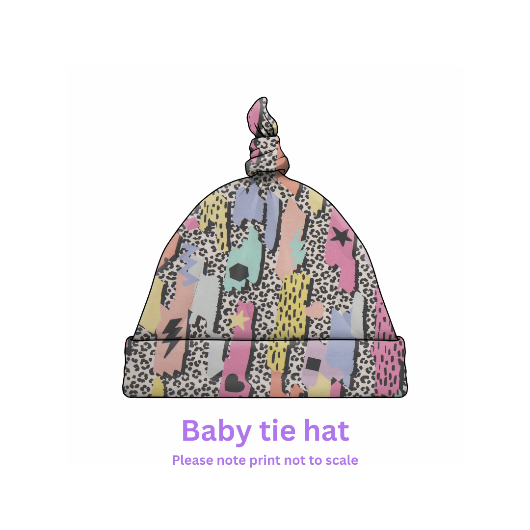 Custom Knot-Top Fabric Hat – Cozy, Trendy & Customizable