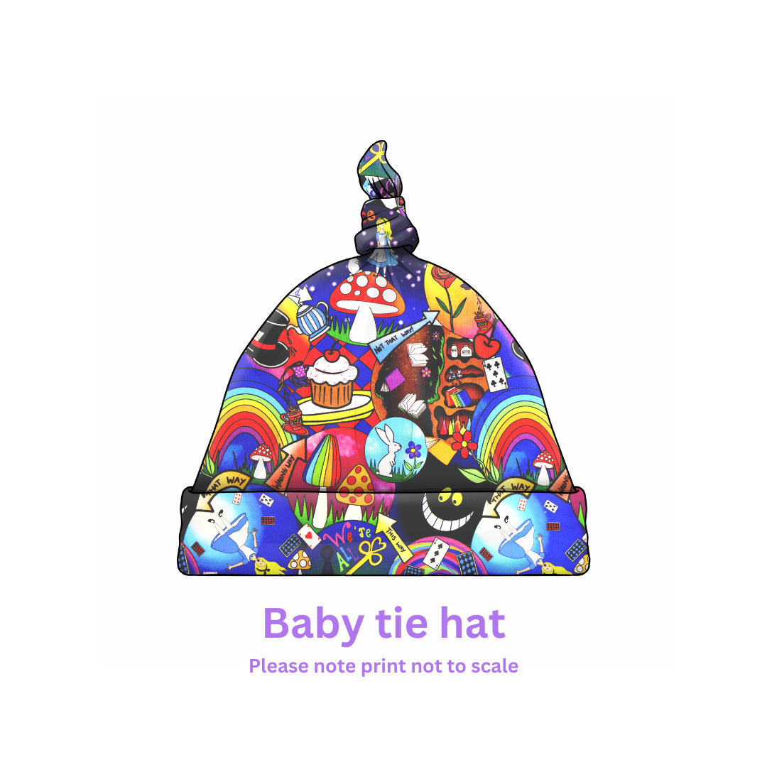 Custom Knot-Top Fabric Hat – Cozy, Trendy & Customizable