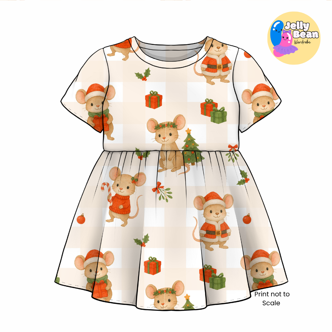 T'was the night before Christmas | Handmade Children's Clothing | Jelly Bean Wardrobe