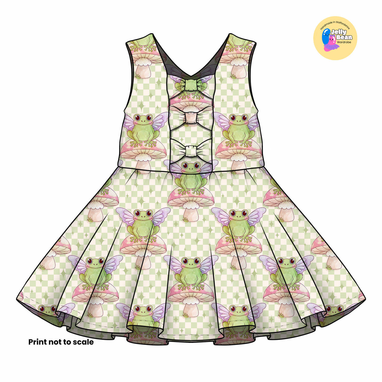 Fairy Frog - Handmade baby, toddler and kids clothing, Made in the UK