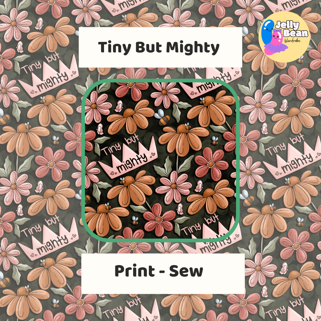 Tiny but Mighty | Handmade Children's Clothing | Jelly Bean Wardrobe