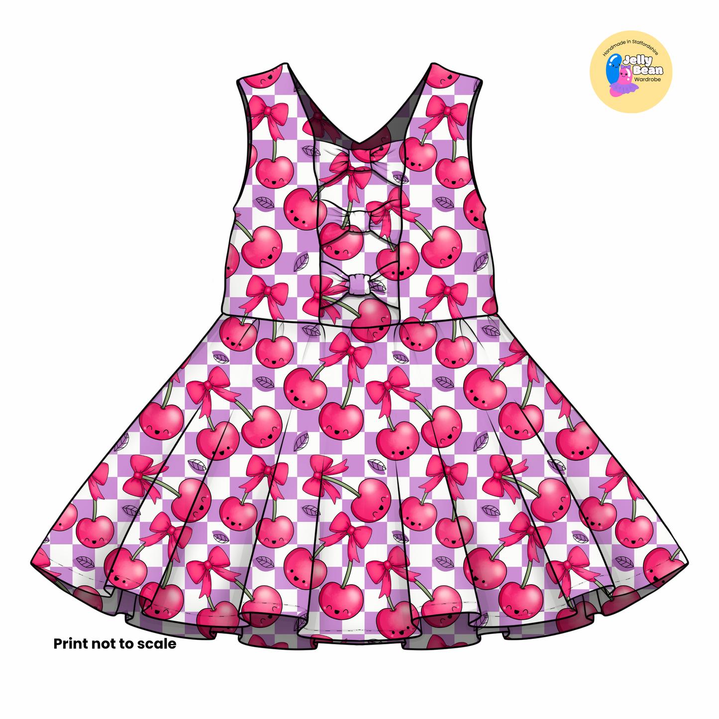 EXCLUSIVE Beau Cherie Print - Cotton jersey perfect for dresses, rompers, T-shirts