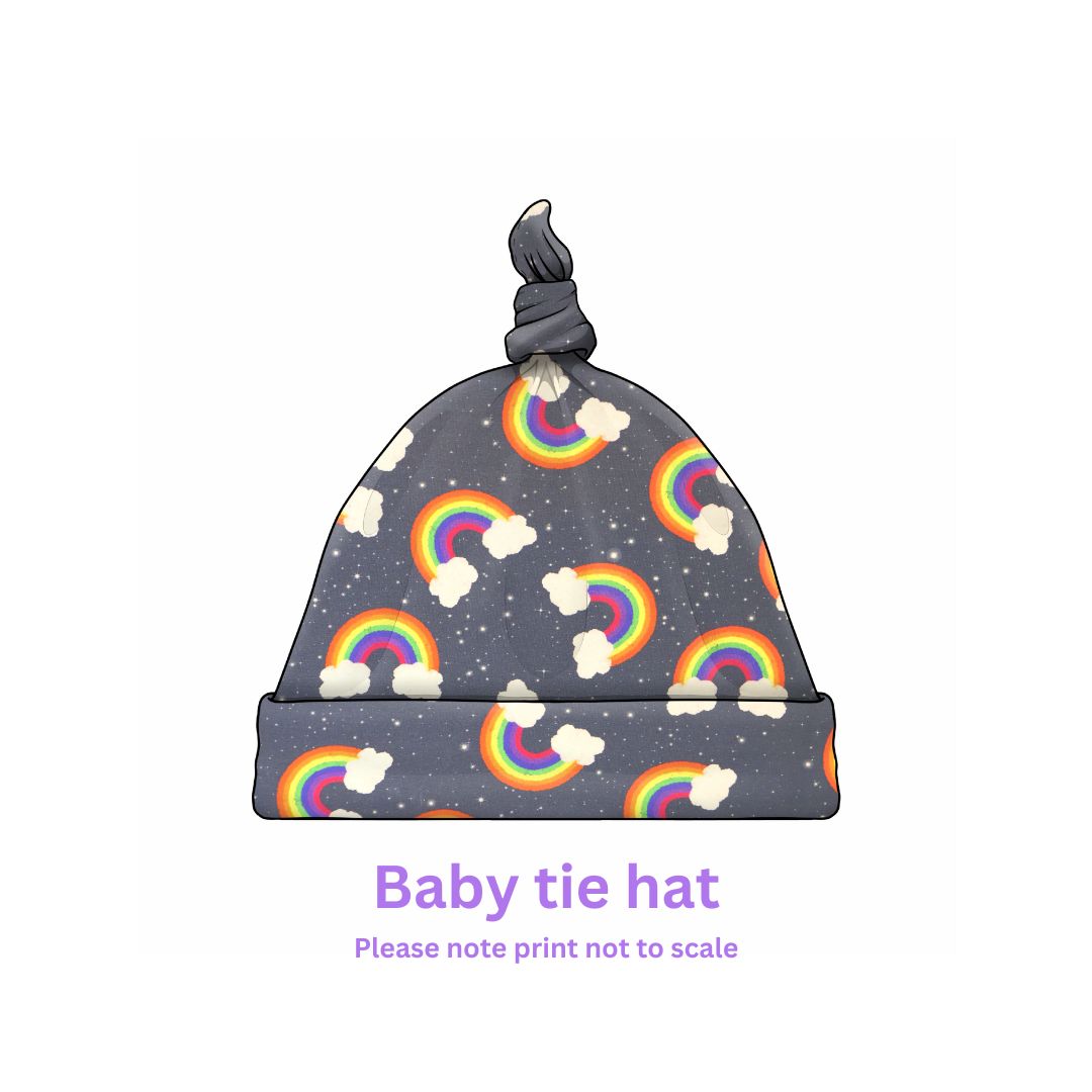 Custom Knot-Top Fabric Hat – Cozy, Trendy & Customizable