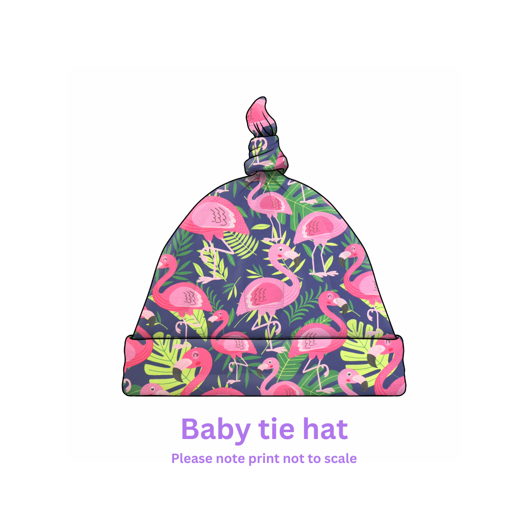 Custom Knot-Top Fabric Hat – Cozy, Trendy & Customizable