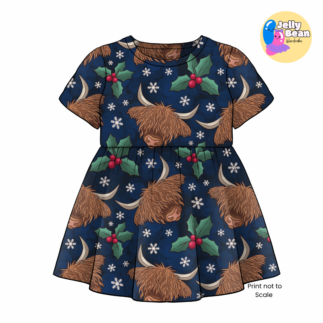 Christmas Highlands | Handmade Children's Clothing | Jelly Bean Wardrobe