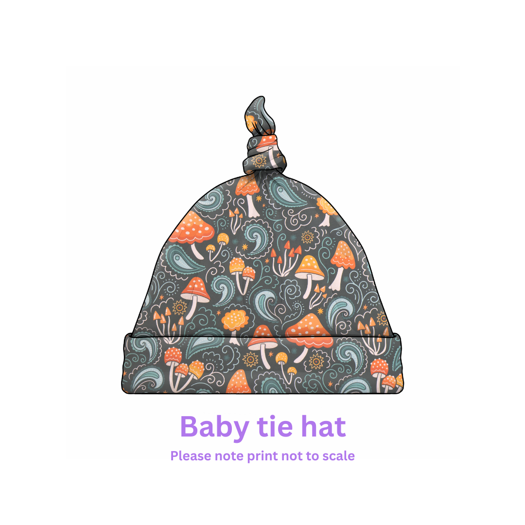 Custom Knot-Top Fabric Hat – Cozy, Trendy & Customizable