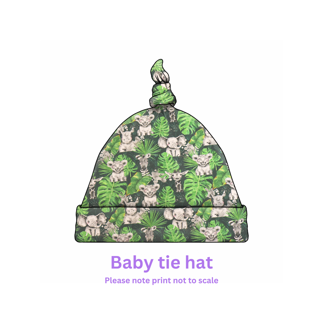 Custom Knot-Top Fabric Hat – Cozy, Trendy & Customizable