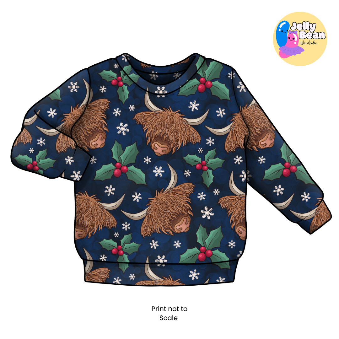 Christmas Highlands | Handmade Children's Clothing | Jelly Bean Wardrobe