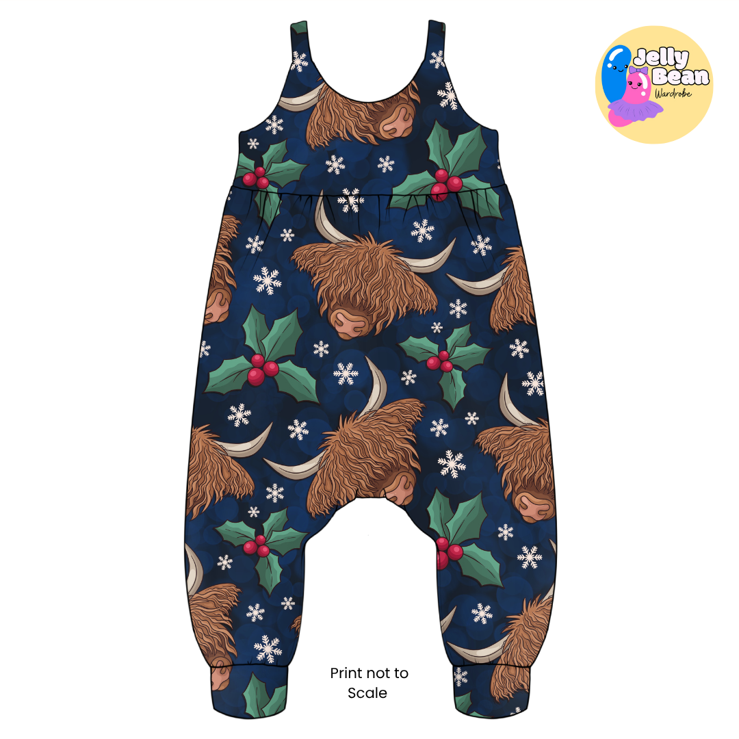 Christmas Highlands | Handmade Children's Clothing | Jelly Bean Wardrobe