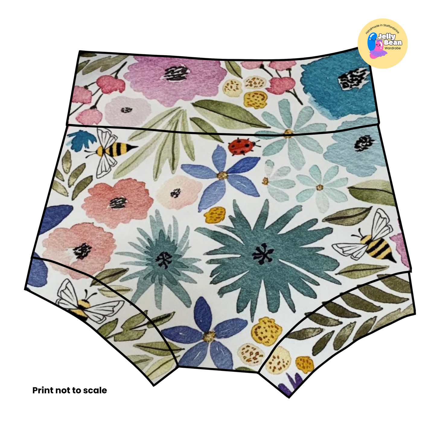 Meadow Whispers  - Jersey perfect for kids clothing - children's dresses, rompers, leggings, T-shirts, Flares