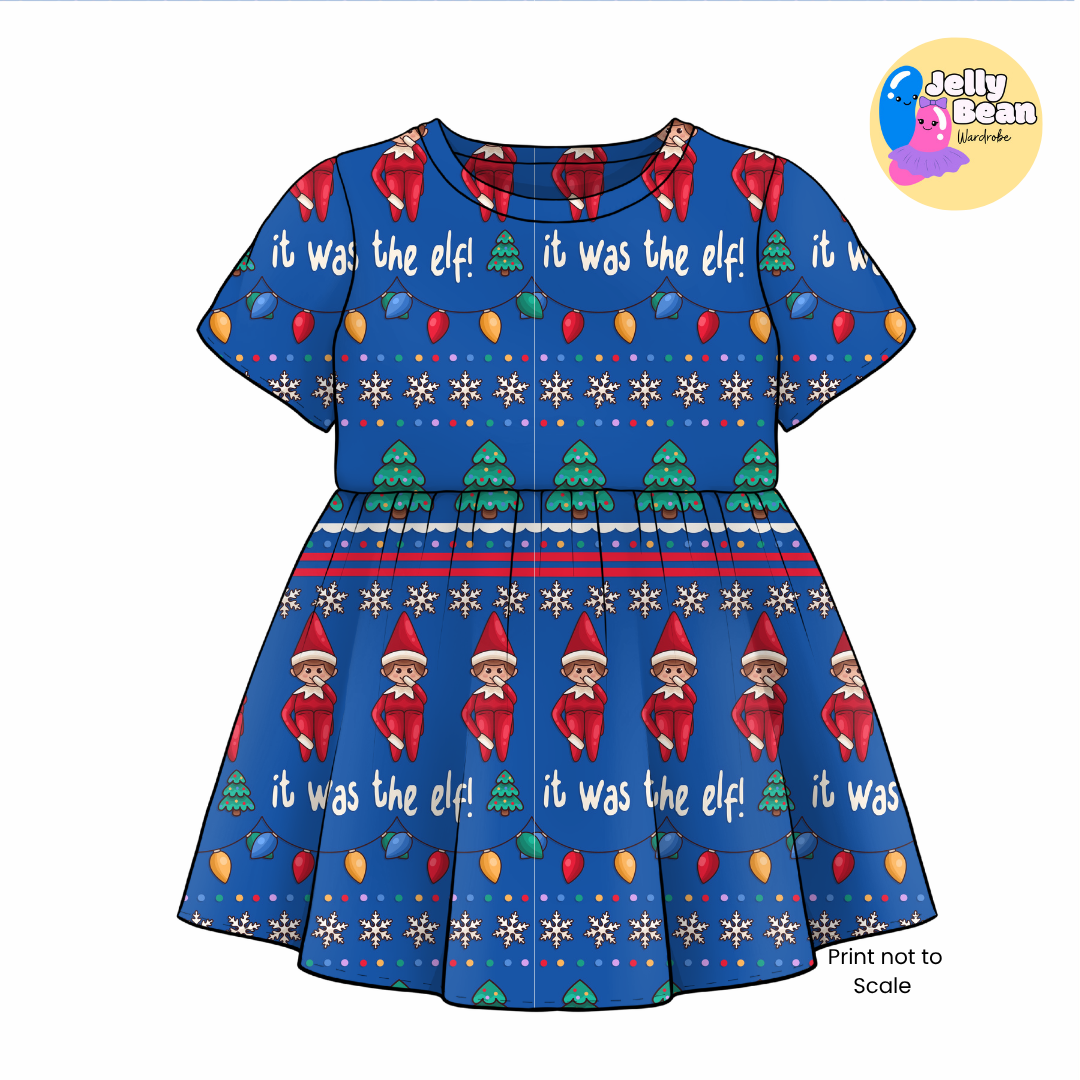 It Was the Elf | Handmade Children's Clothing | Jelly Bean Wardrobe