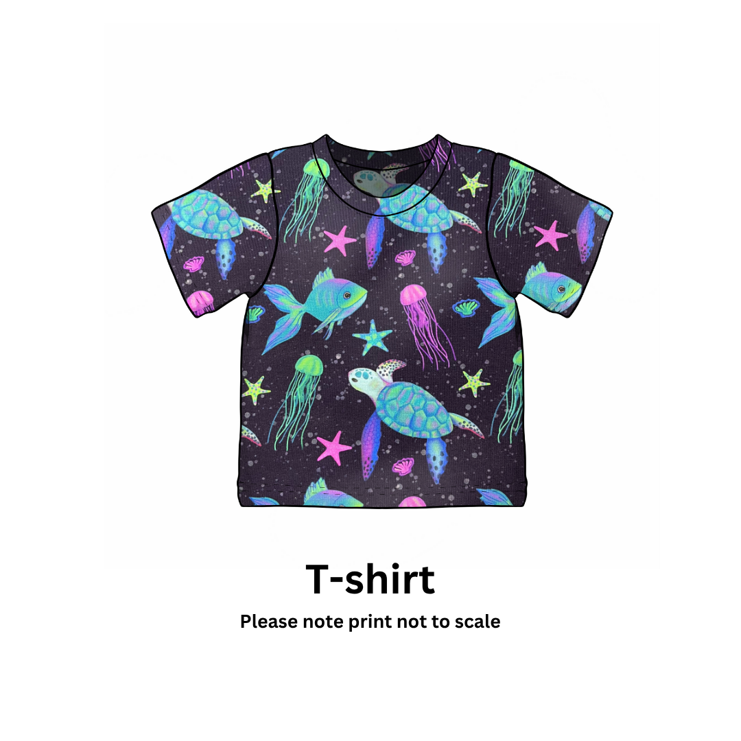 New!!! Under the Sea - Jersey perfect for kids clothing - children's dresses, rompers, leggings, T-shirts, Flares