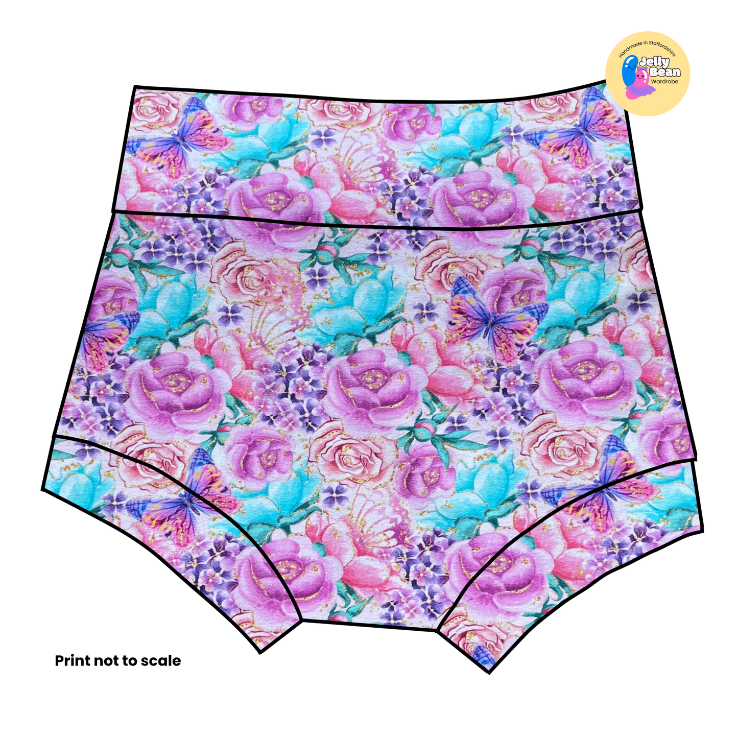 Fairy Dance - Jersey perfect for kids clothing - children's dresses, rompers, leggings, T-shirts, Flares