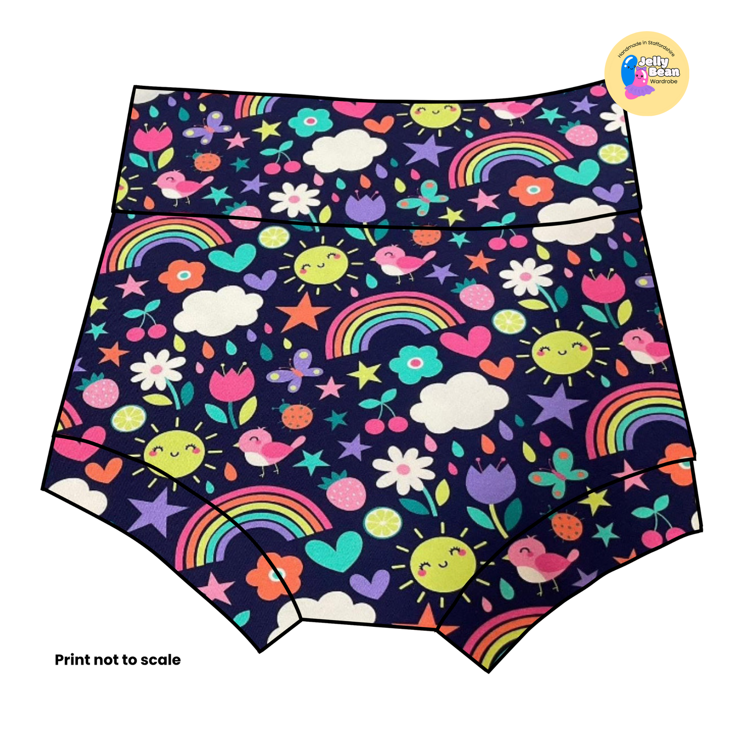 Meadow Skies  - Jersey perfect for kids clothing - children's dresses, rompers, leggings, T-shirts, Flares
